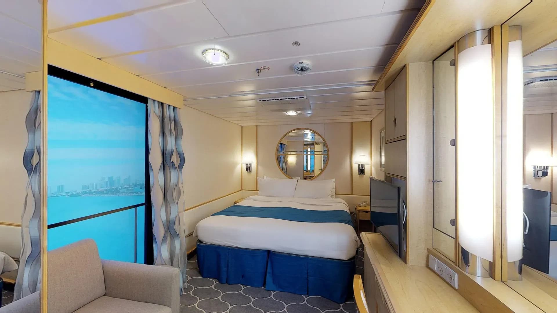 Navigator of the Seas- Interior with Virtual Balcony