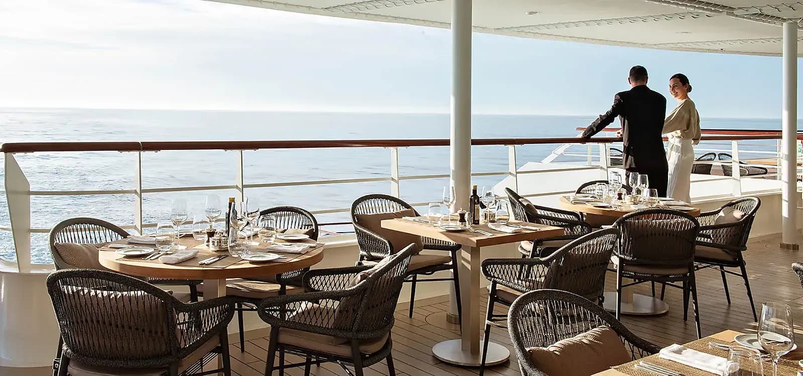 ponant luxury cruise dining