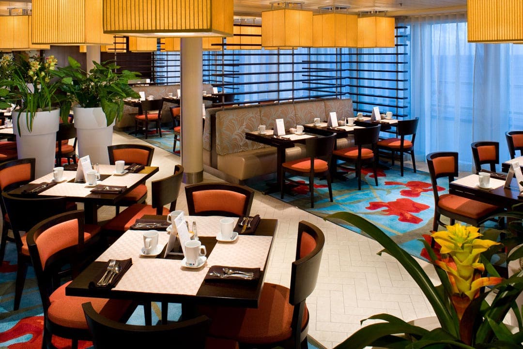 celebrity solstice dining and food