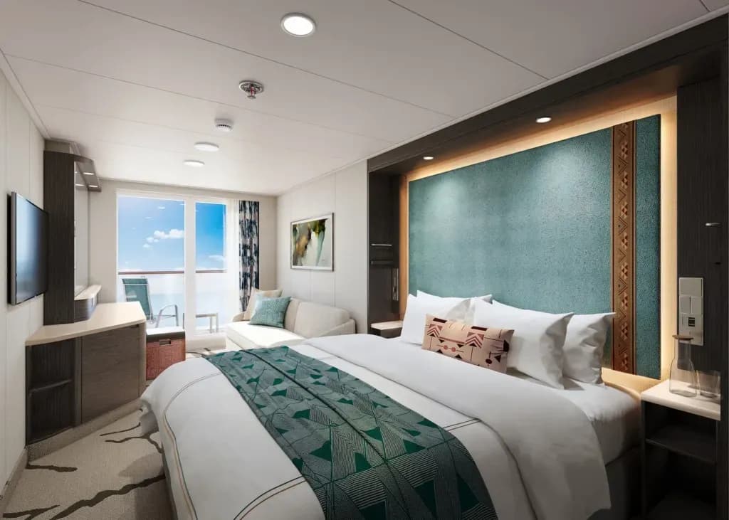 Aroya cruises balcony cabin