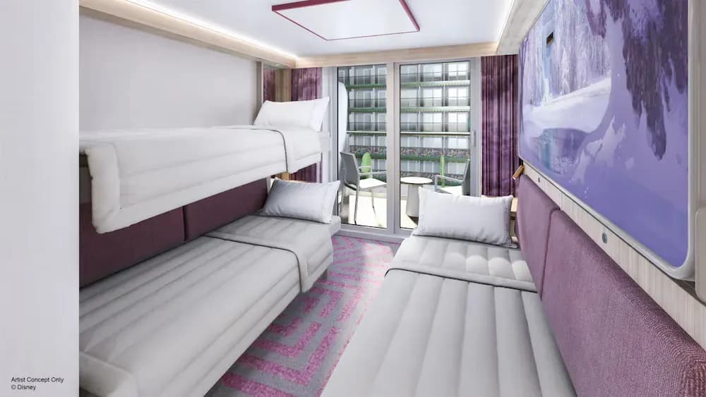 Disney Adventure, Verandah Stateroom