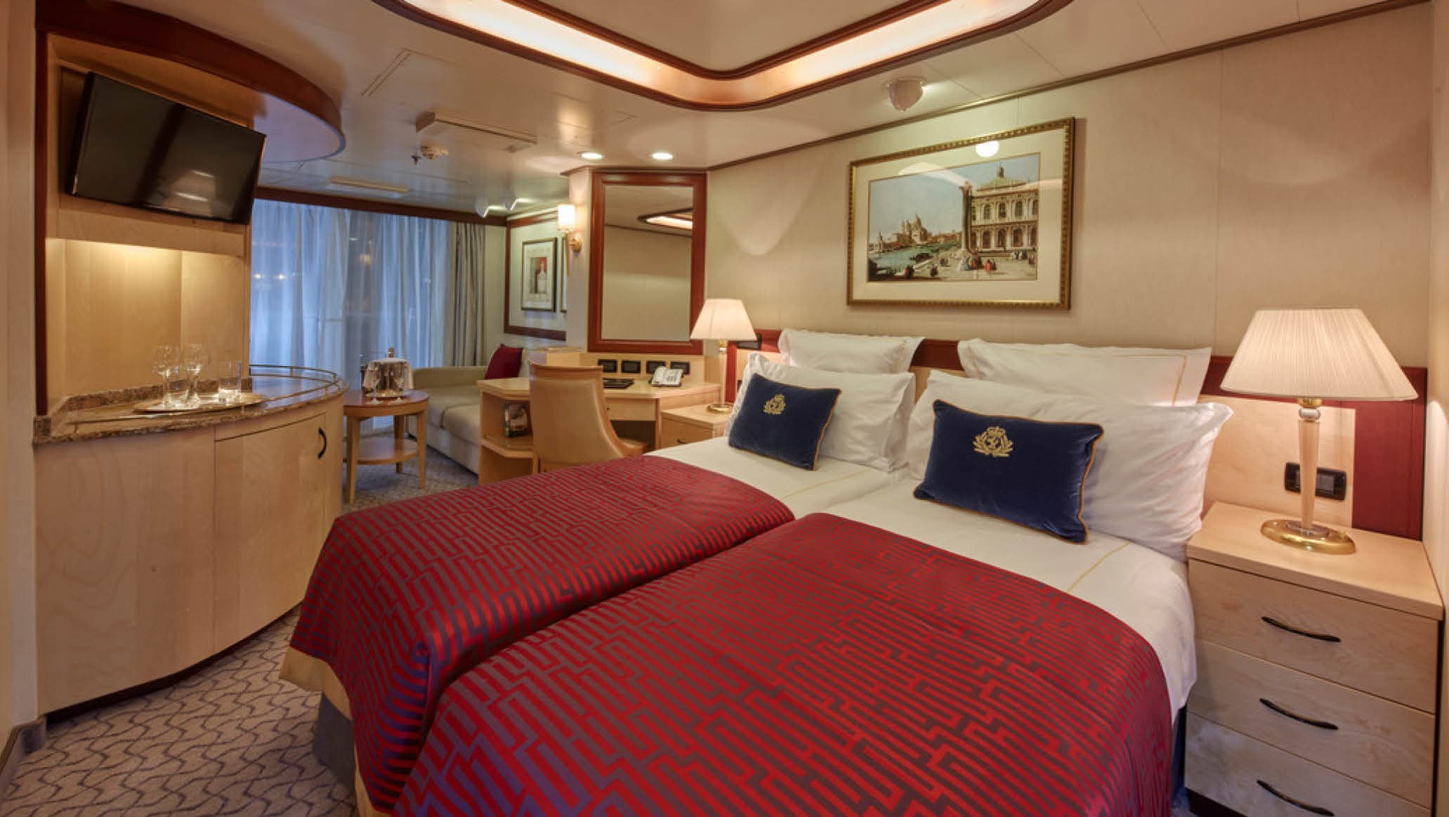 Princess Grill suites Queen Elizabeth Cunard 