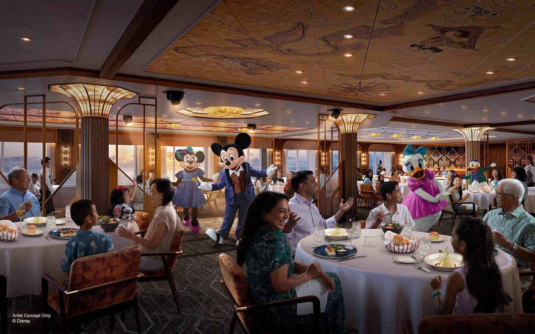 Disney Adventure Cruise Dining Guide - Dubai Cruise blog