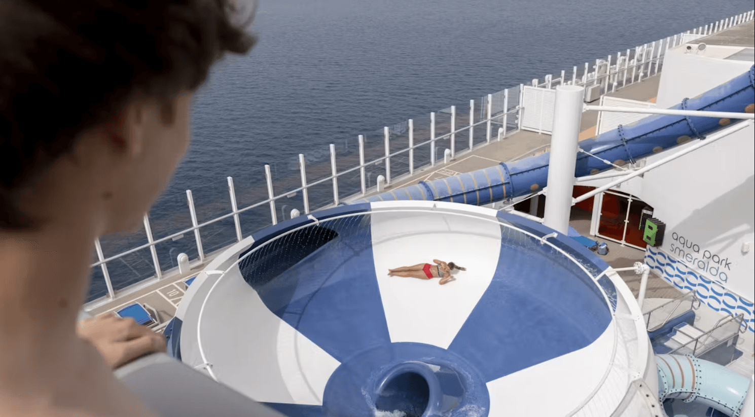 Costa smeralda aqua park, kids actities on a cruise ship