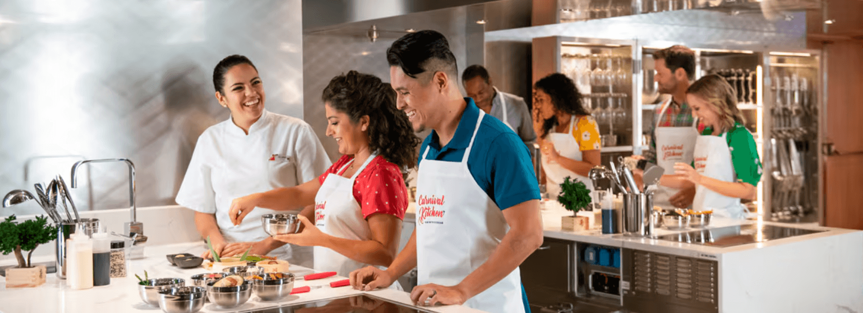 cooking class, and wine tasting on board cruiseship activities on sea day