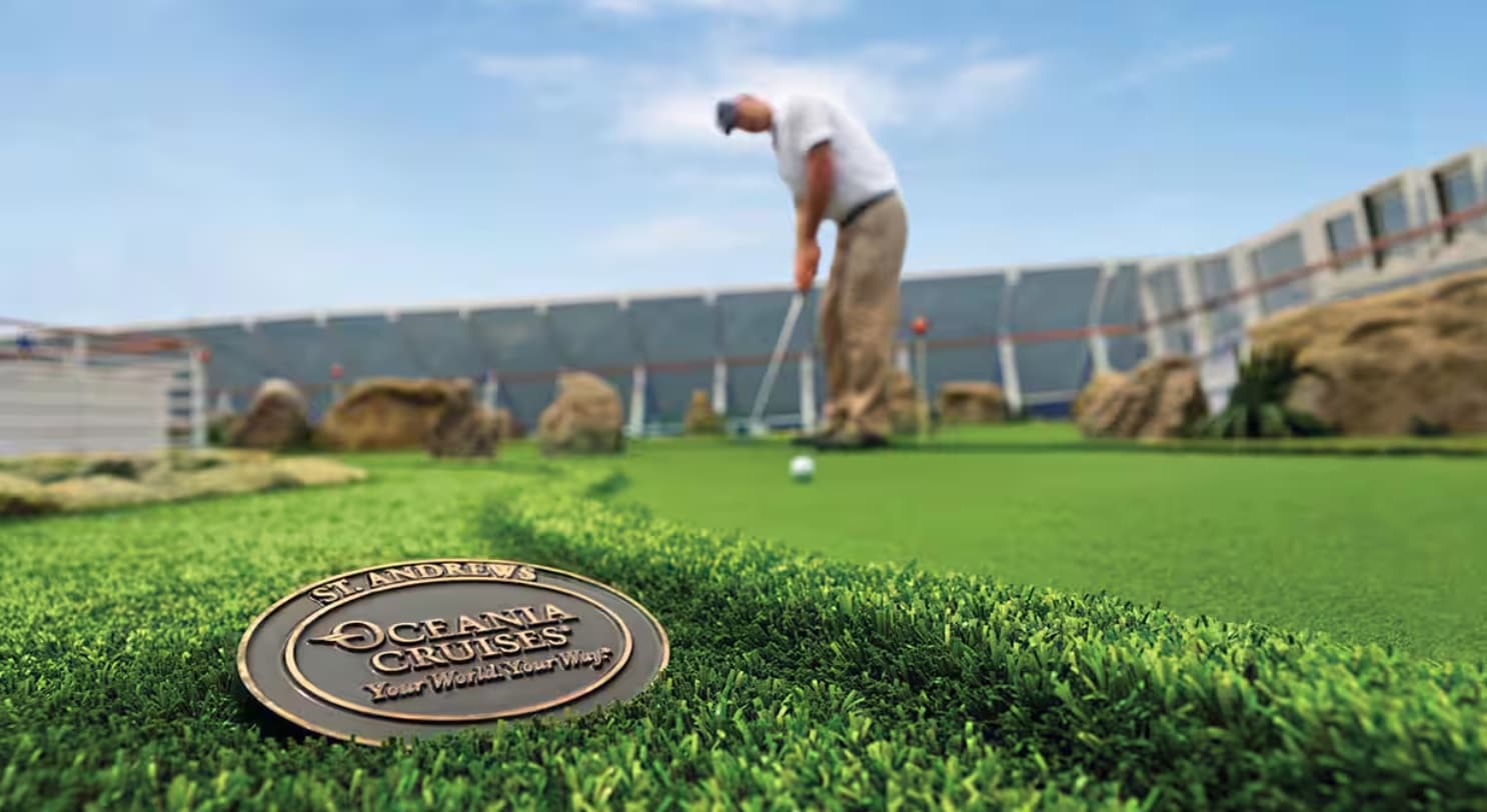 Oceania Cruises Mini golf- oceania Vista, Allura, Marina sirena, Marina, Insginia