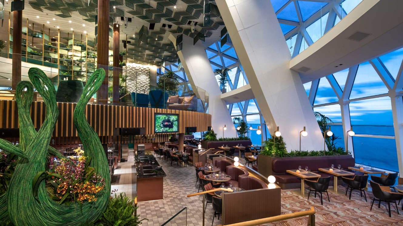 Celebrity Cruisses Restaurant, celebrity ascent