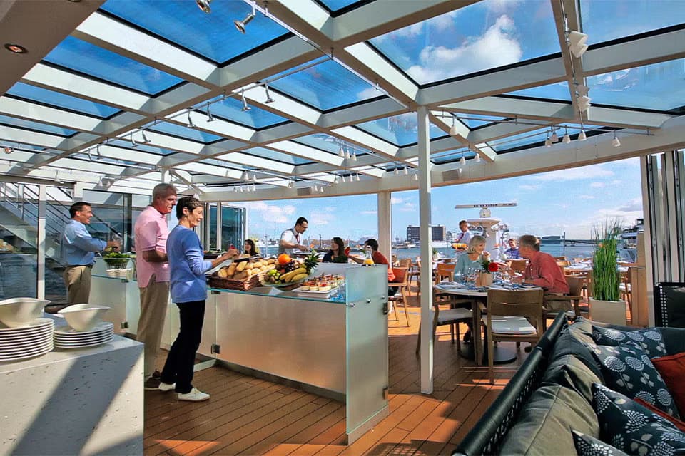 Viking river cruise dining