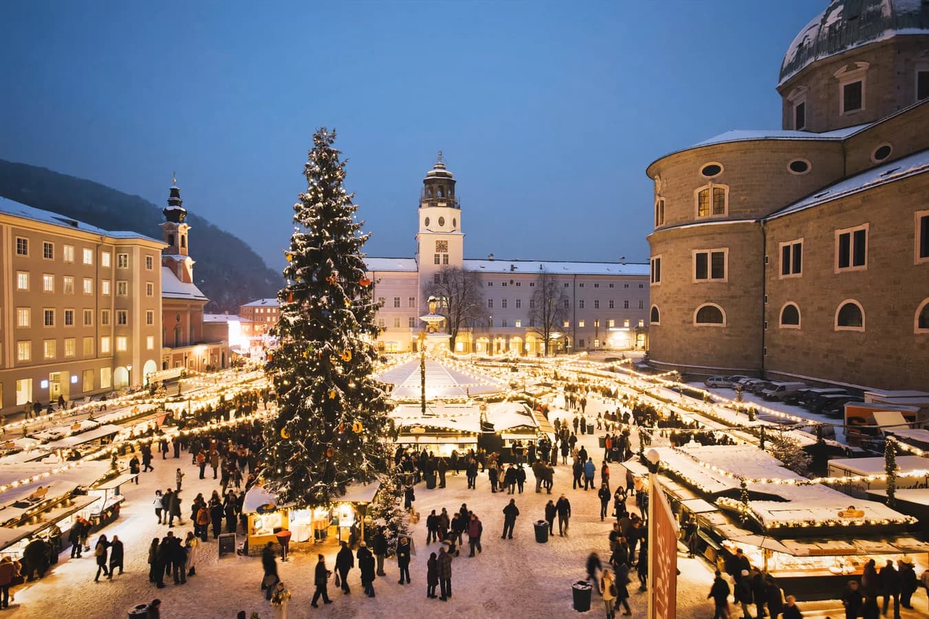 Salzburg at Christmas, austria