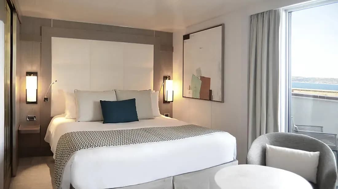 Cruise ship deck and amenities overview