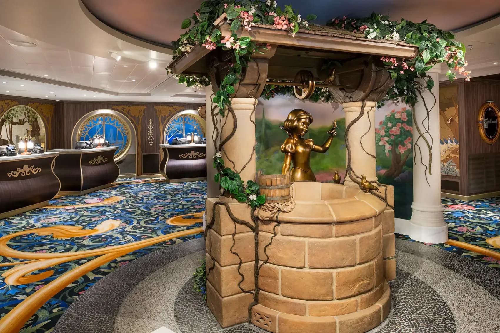 Disney Adventure town square garden