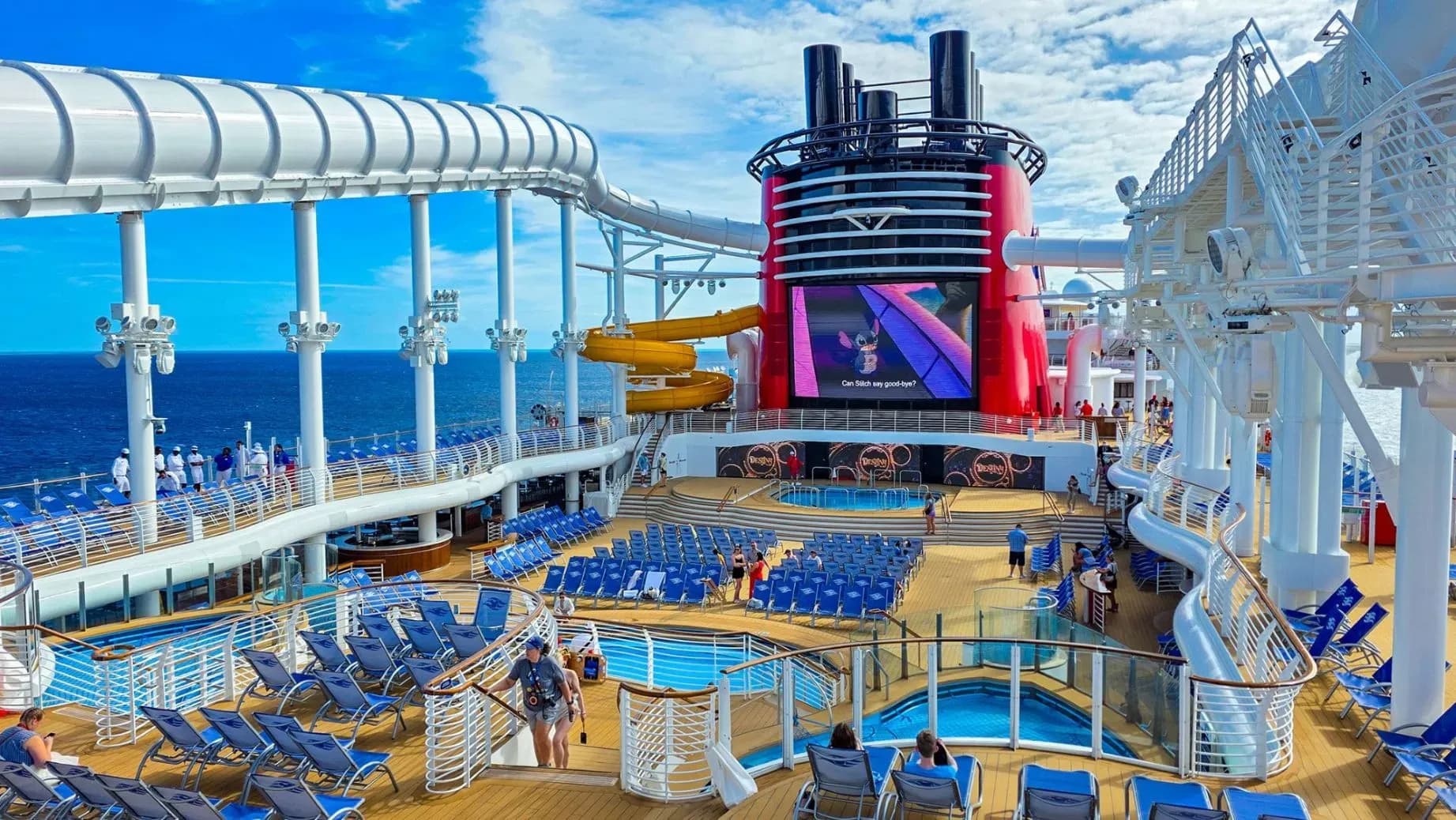 Disney Destiny cruise ship pool