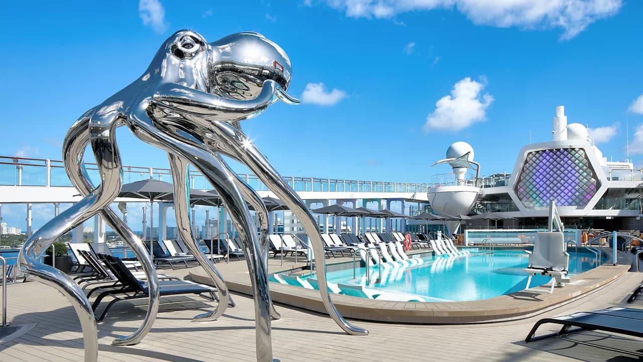 celebrity Ascent  Cruise ship Pool Deck