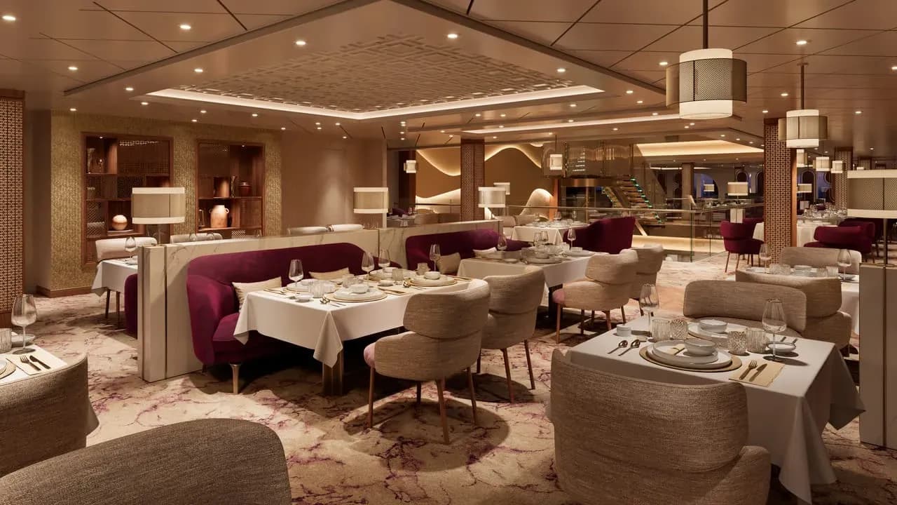 Aroya Cruises restaurants and dining