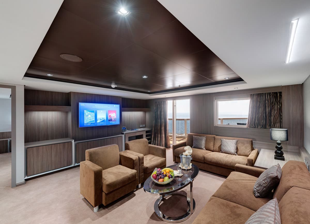 MSC Seaside yacht club royal suite