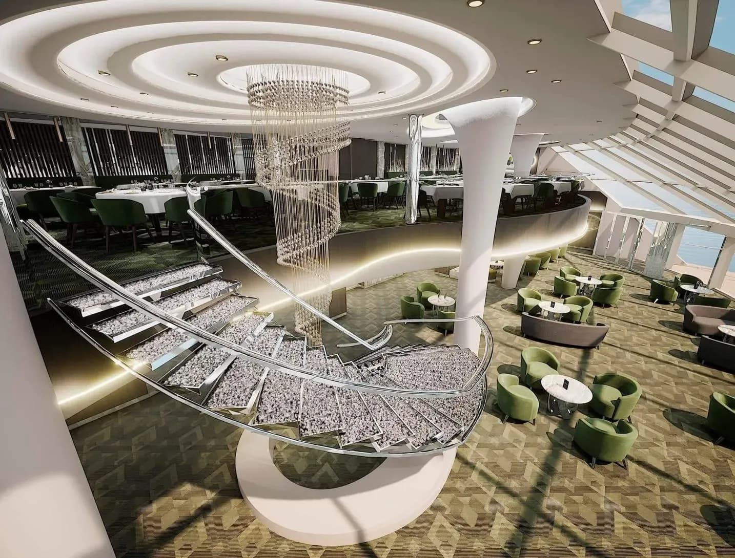 MSC world Europa yacht club lounge
