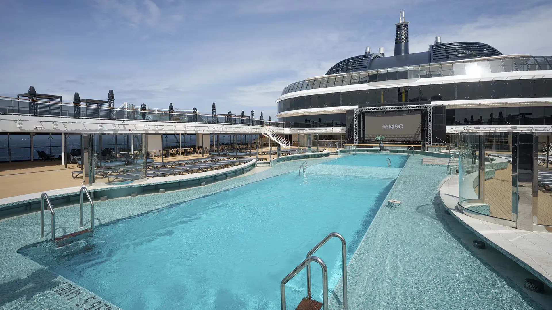 MSC world Asia Swimming Pool