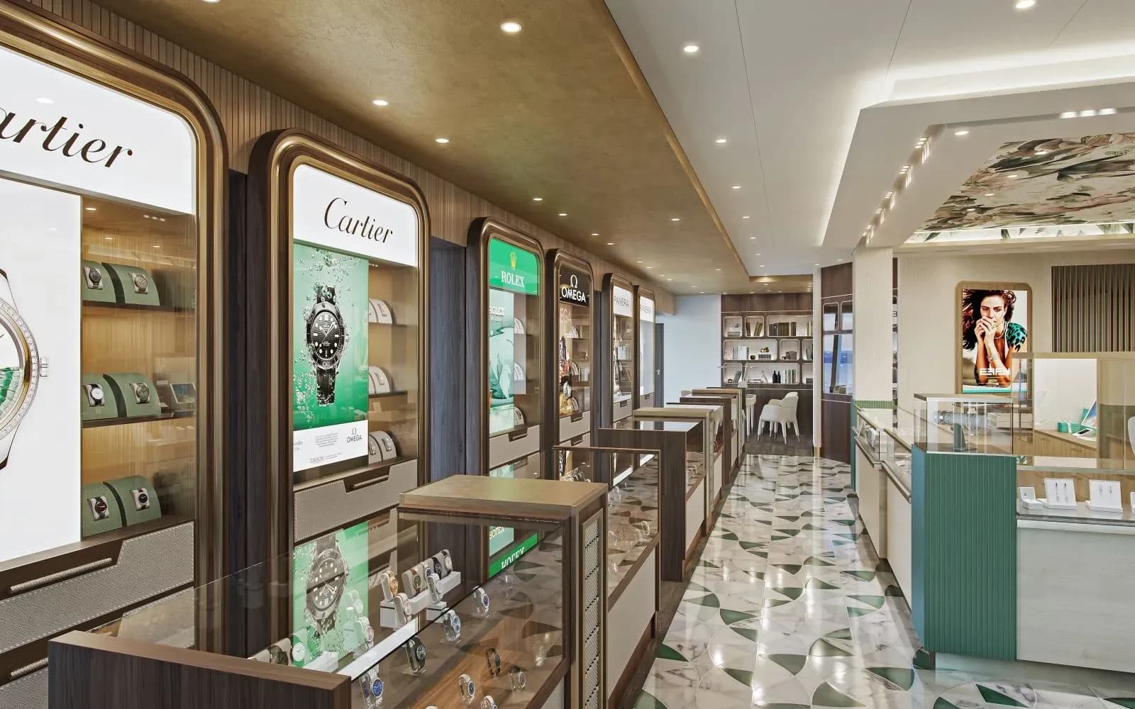 Norwegian Jade cruise ship onboard shopping