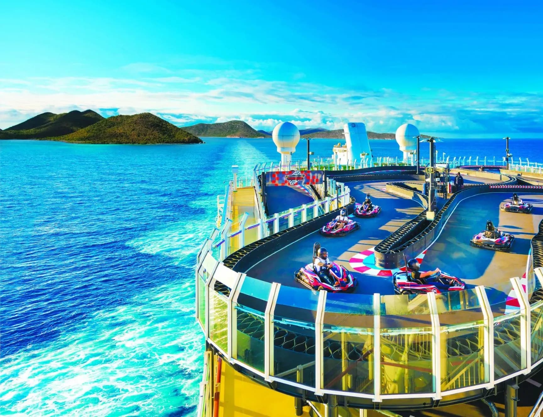Norwegian Viva Speed way car racing