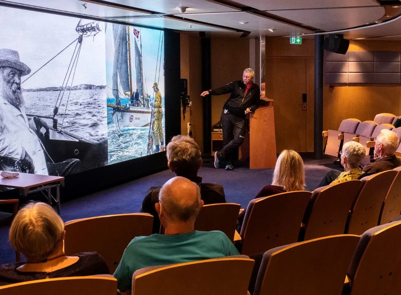 Hurtigruten MS Trollfjord cruise ship workshops