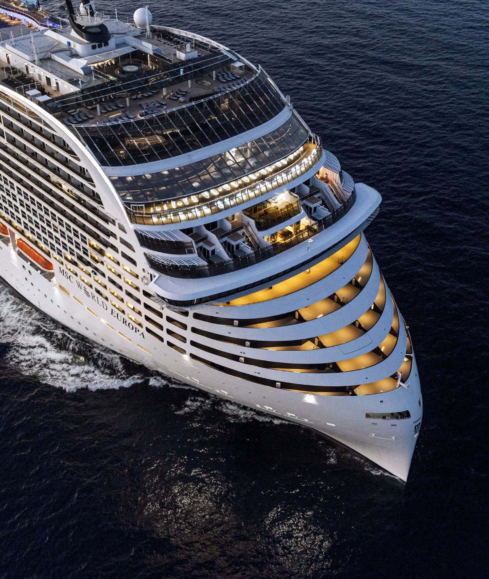 New Cruise ships, Icon of the Seas, MSC world America, MSC Europa