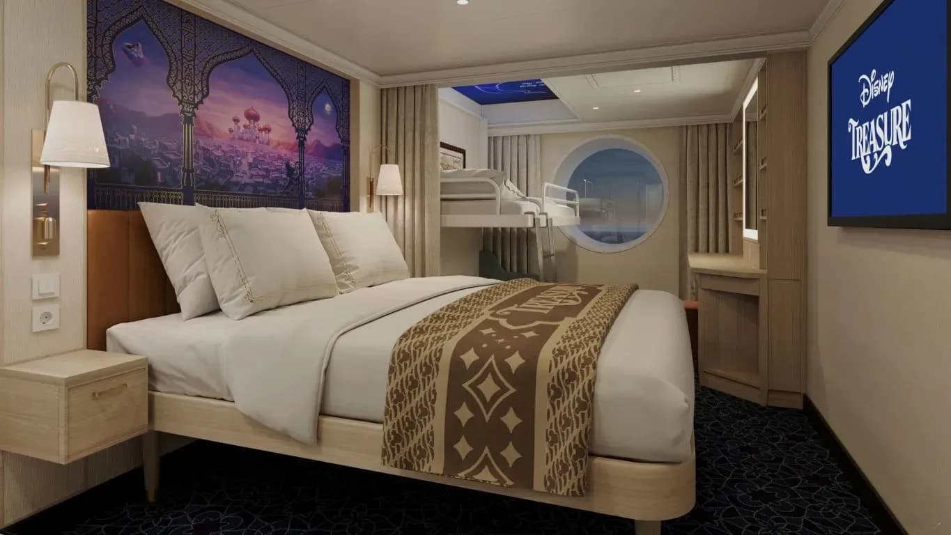 Disney Treasure, Deluxe Ocean view 