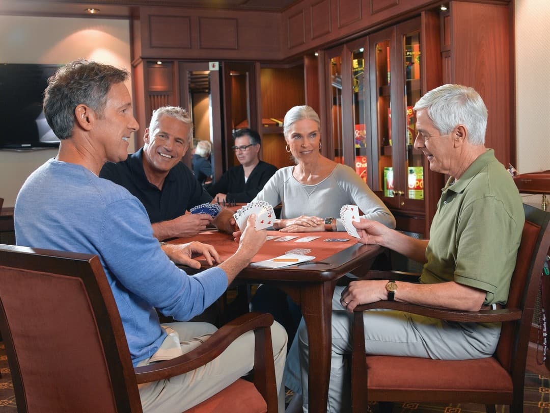 Oceania Nautica card room