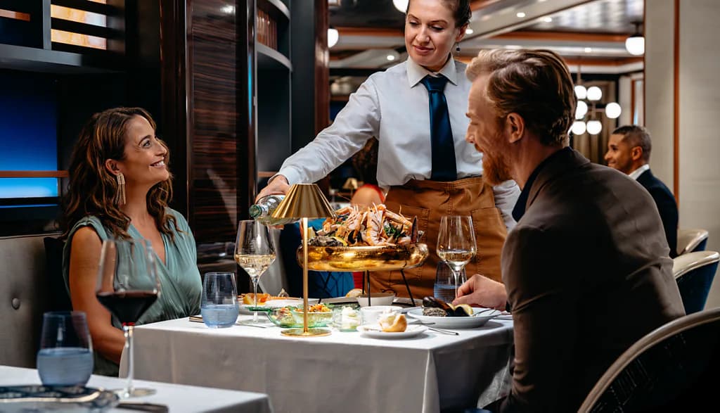 Sapphire and diamond Princess  restarant