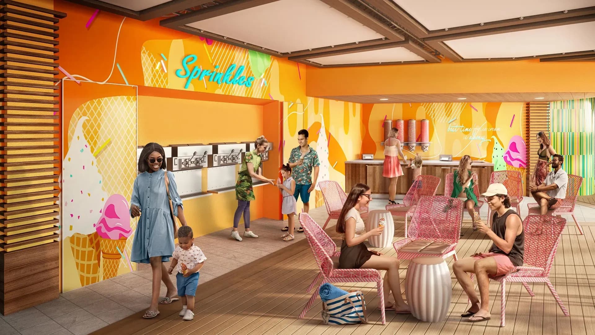 Royal Caribbean - Utopia of the Seas, Sprinkles complimentary soft-serve ice cream