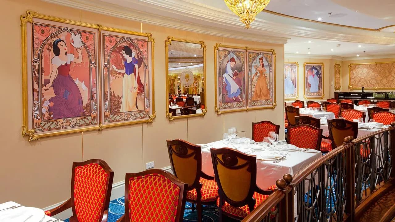 Disney Dream Restaurant and Dining - Disney Fantasy