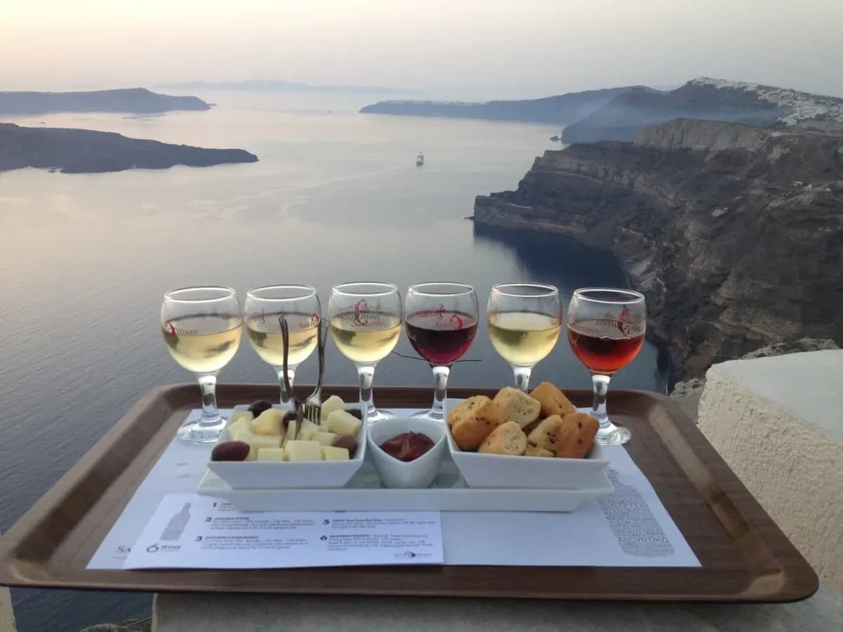 Wine tasting experience in Santorini - Greece Cruise excursions