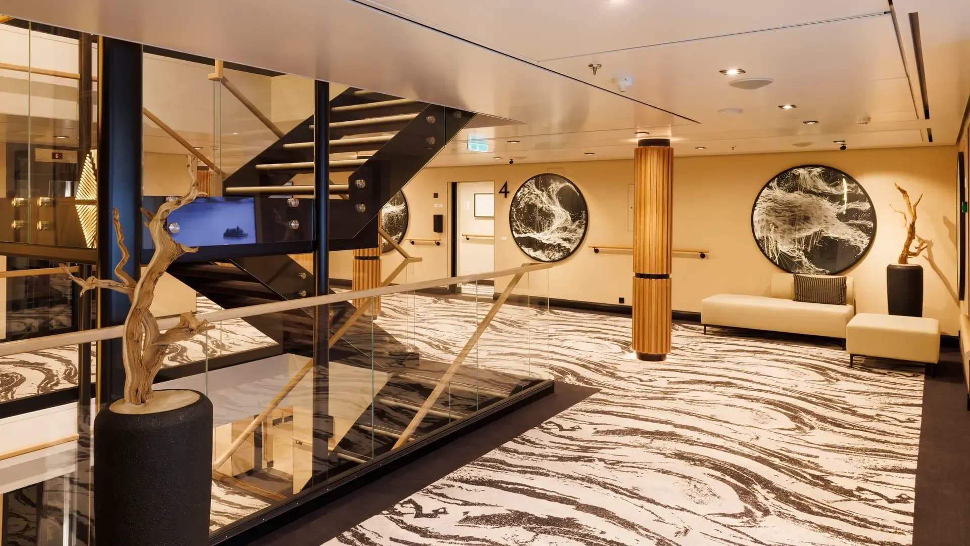 Swan Hellenic luxury cruise expedition Ship lounge