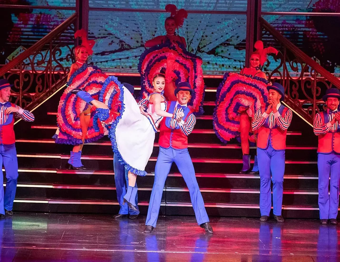 Show girl entertainment on royal caribbean spectrum of the seas