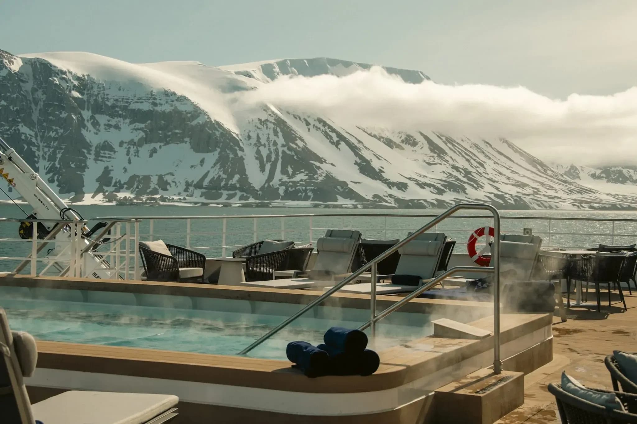 Swan Hellenic Cruise ship pool deck