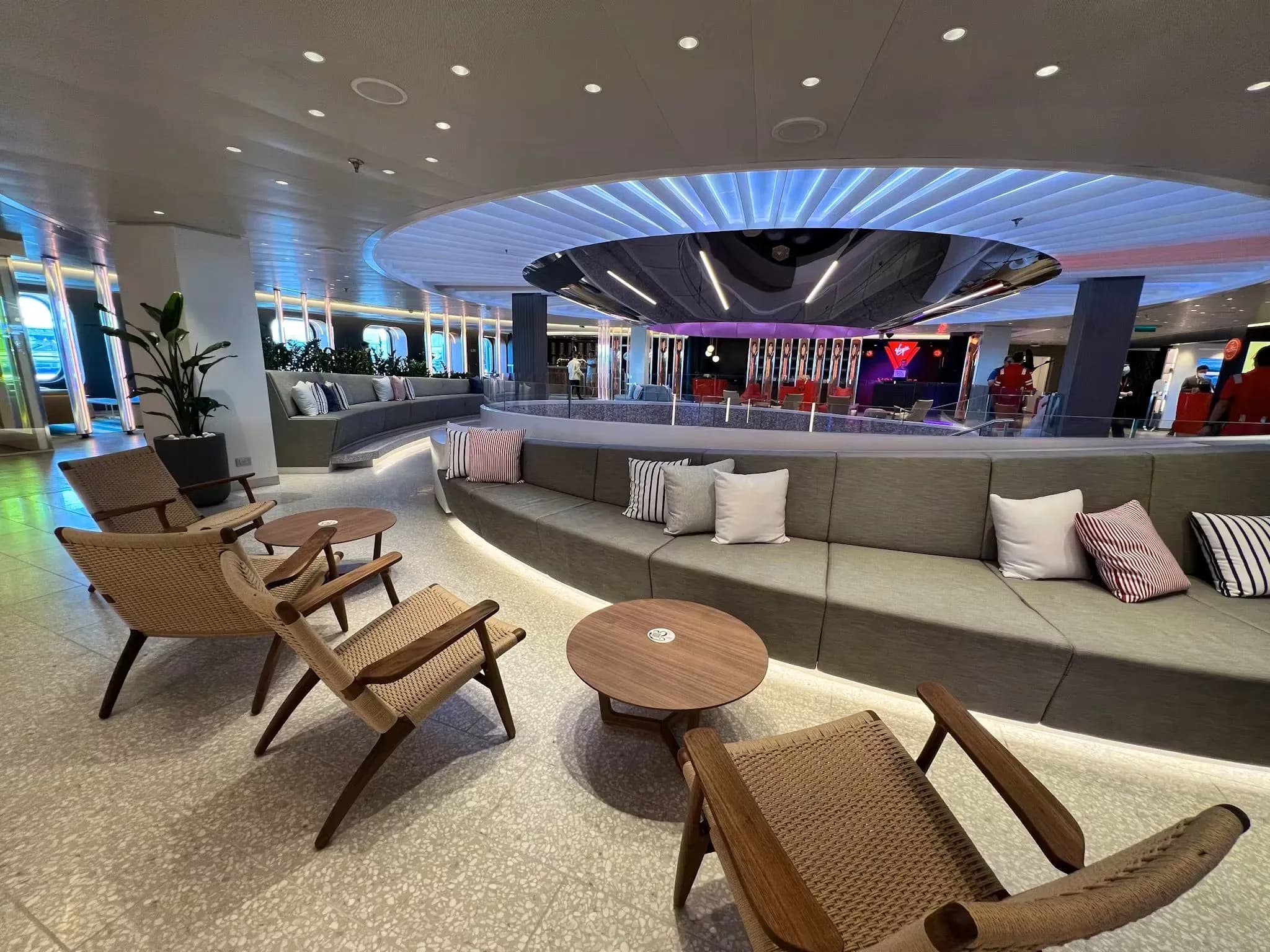 Virgin voyage Resilient lady Atrium | Briliant Lady | Valiant Lady