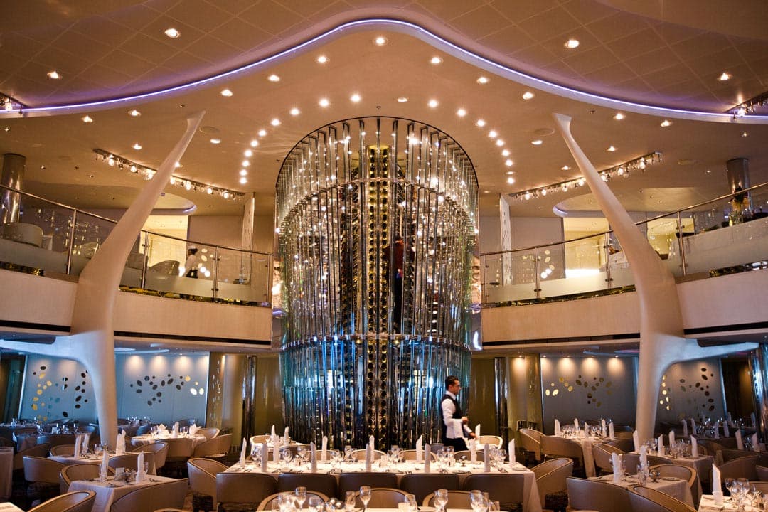 celebrity solstice dining and food