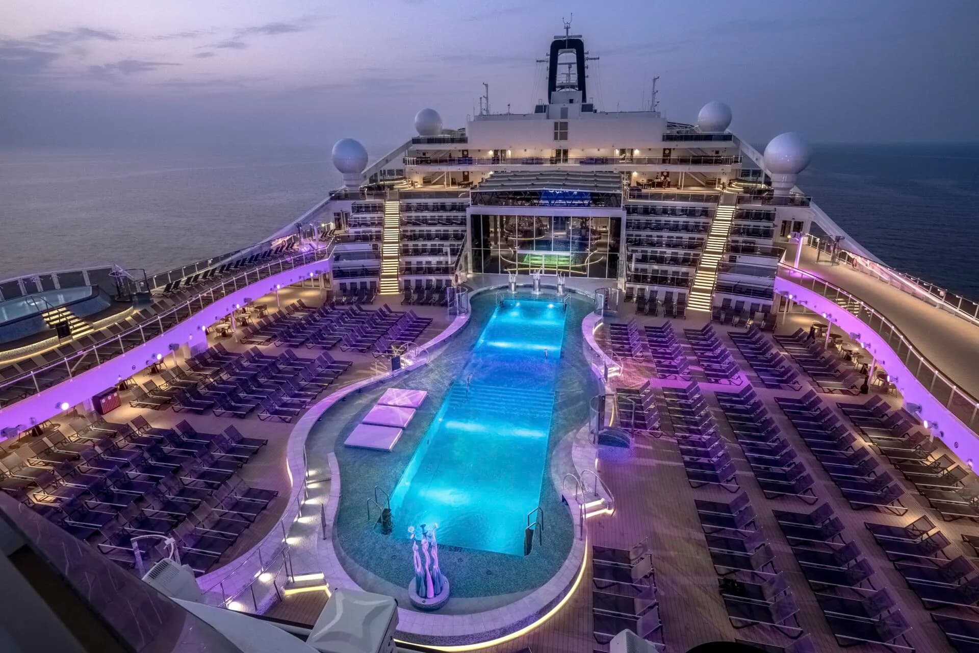 MSC Europa swimming pool