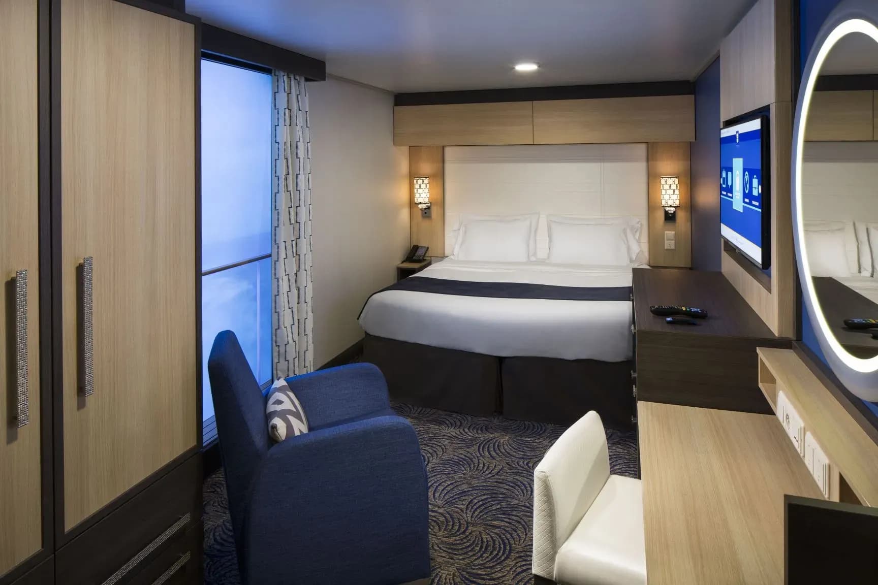 odyssey of the seas interior cabin with virtual window