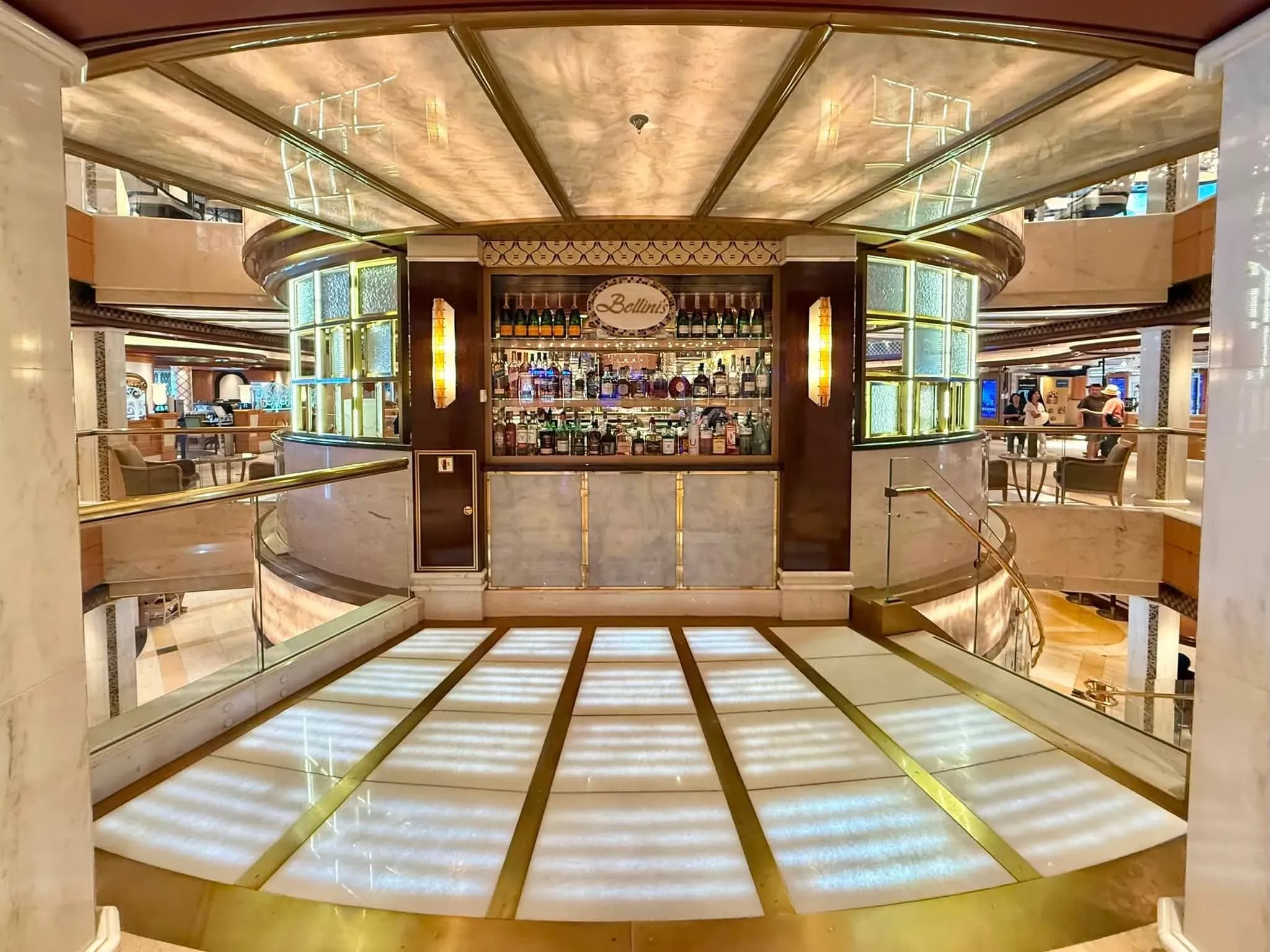 Royal princess cruise ship atrium