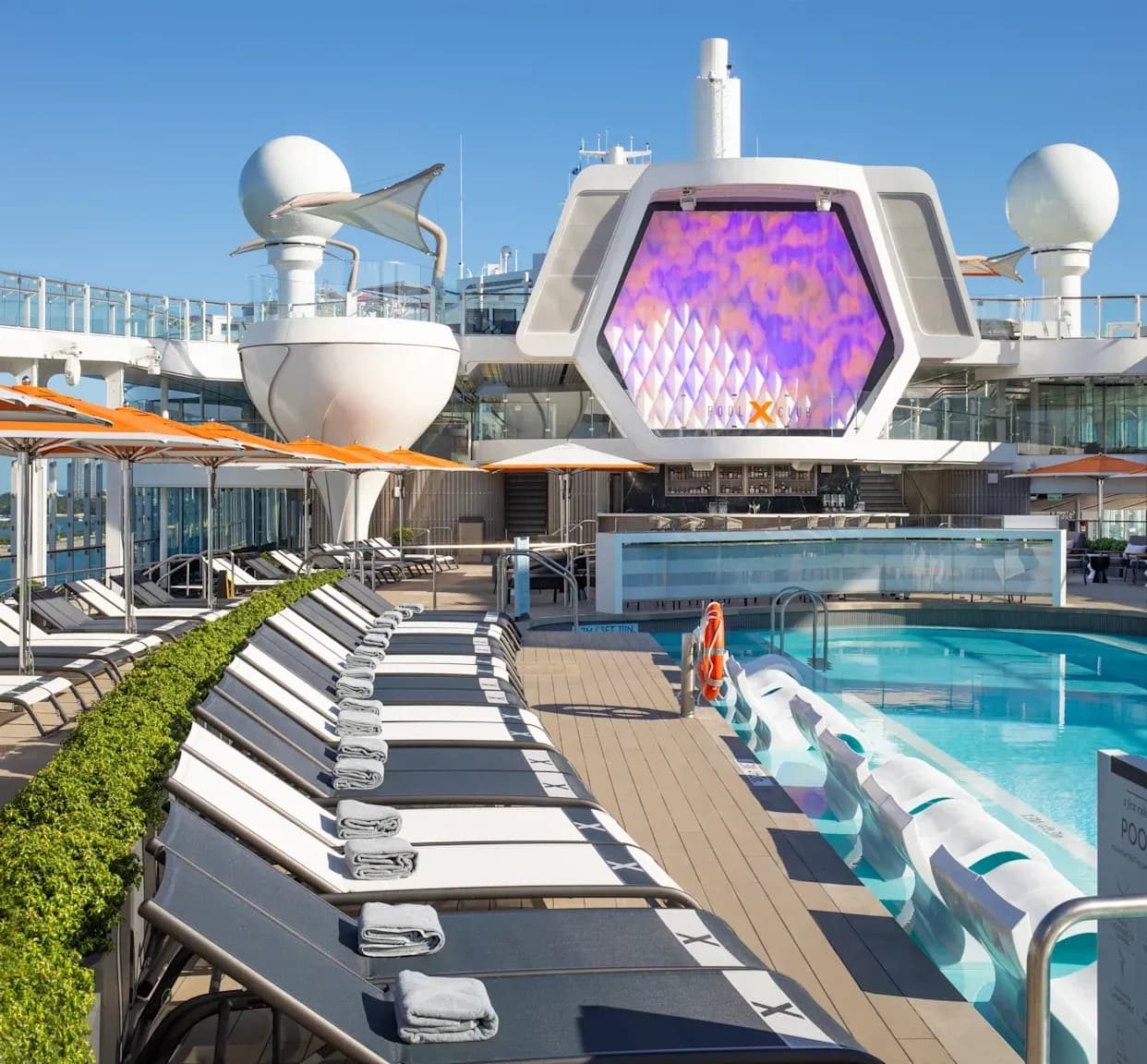 Celebrity Xcel Cruise ship Swimming pool