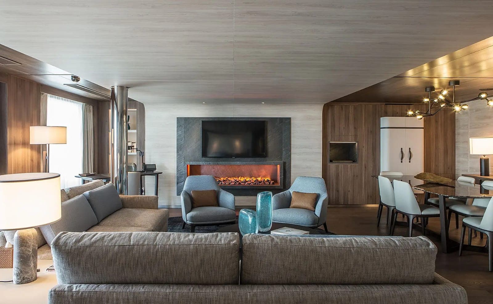 ponant cruise ship cabin, cruise suite