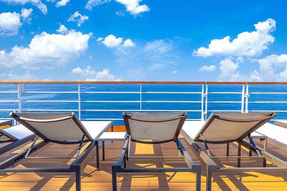 Sea day on a cruiseship, a day at sea