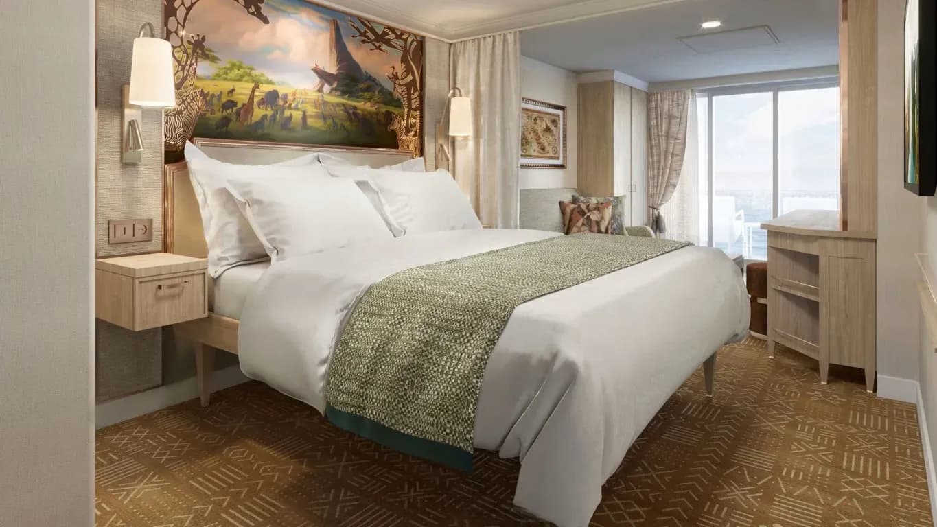 Disney Treasure, Concierge Family Oceanview with Verandah