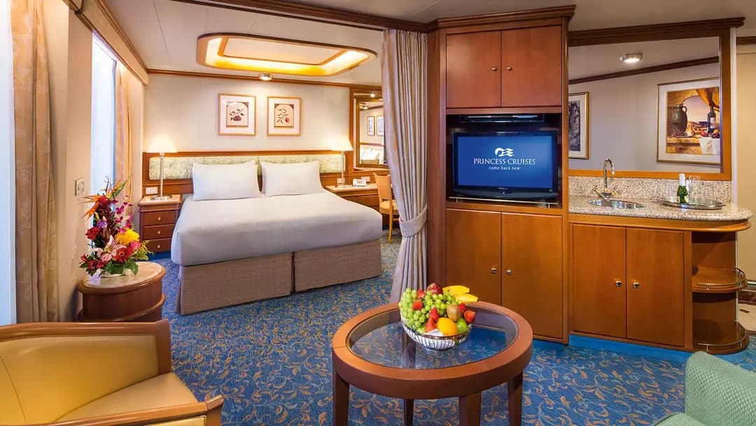 Sapphire and diamond Princess suite