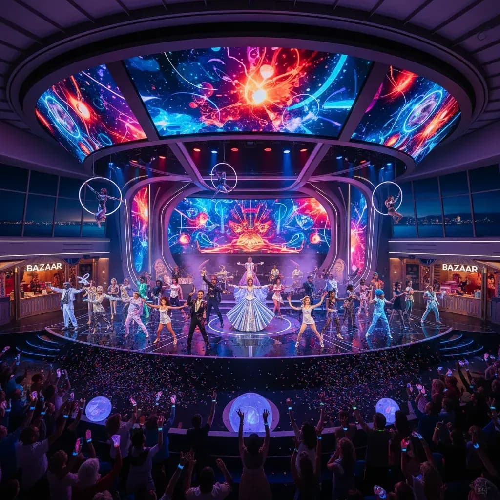 Celebrity Cruises Entertainment - Celebrity Beyond - Celebrty Xcel