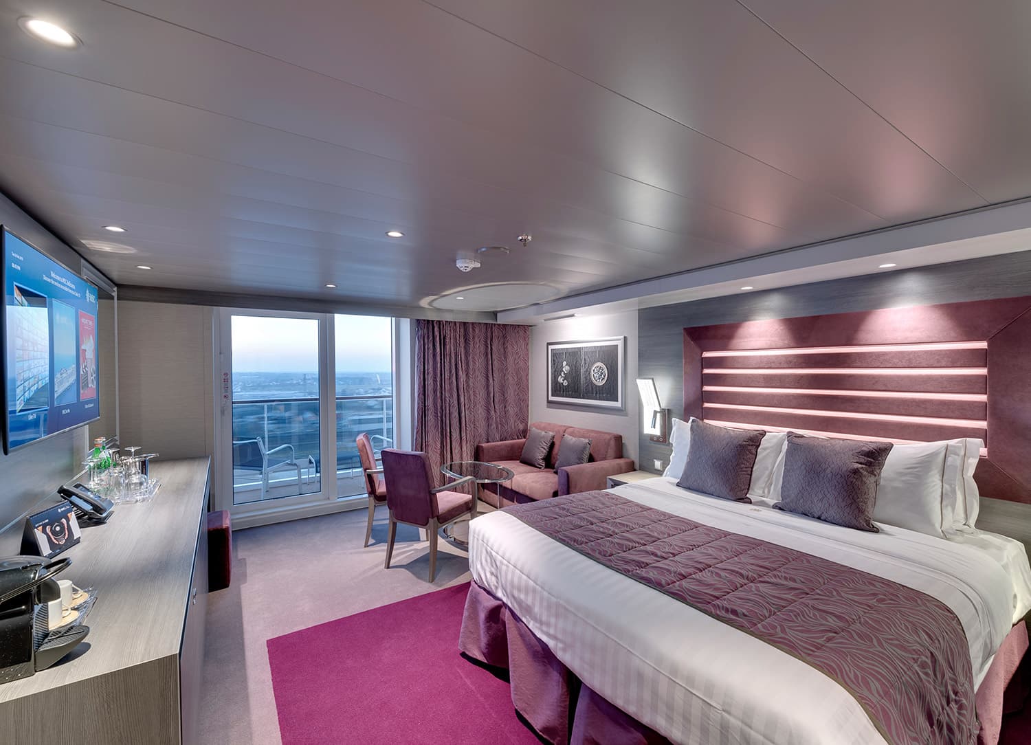 MSC Bellisima Yacht Club Deluxe Suite