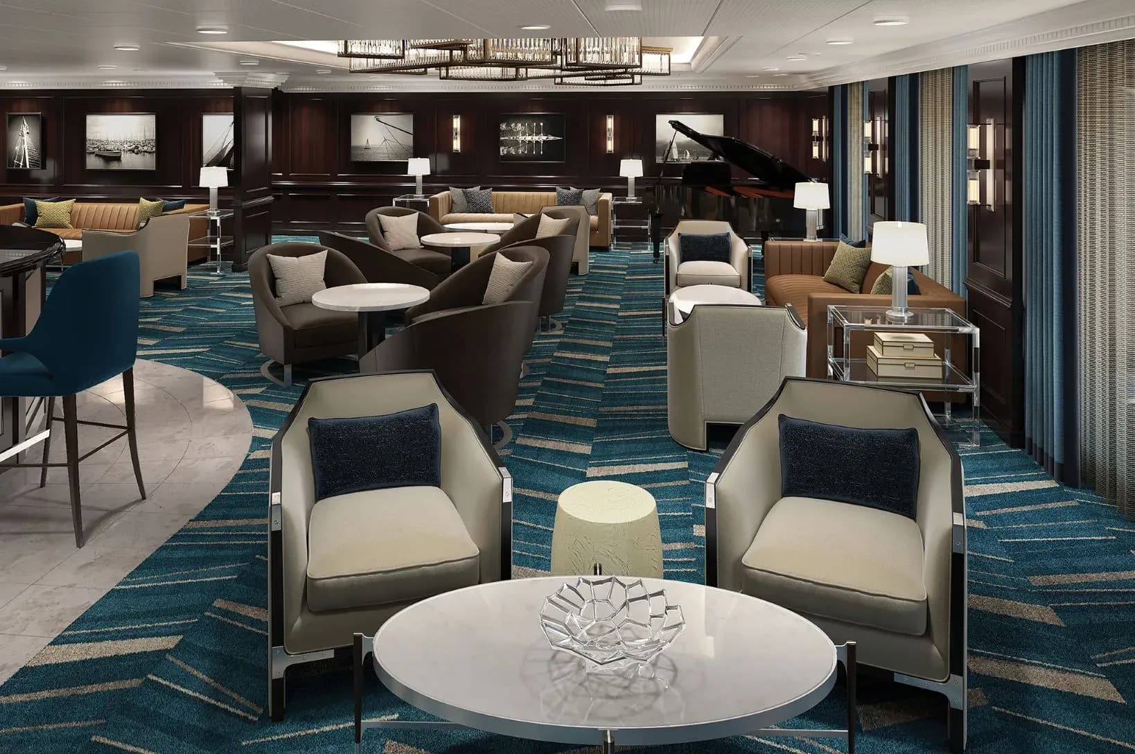 Oceania Sirena - bars and lounge - Oceania Nautica, Oceania insignia