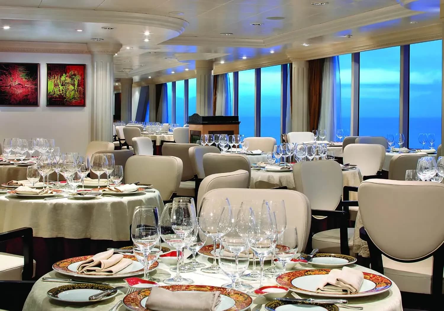 Oceania sirena reataurant and food