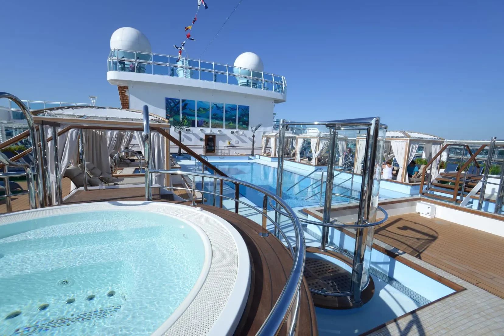 Royal pricess cruise ship Pool