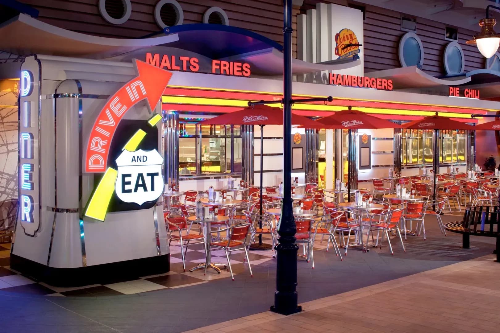 Royal Caribbean - Wonder of the Seas, Johnny Rockets restaurant